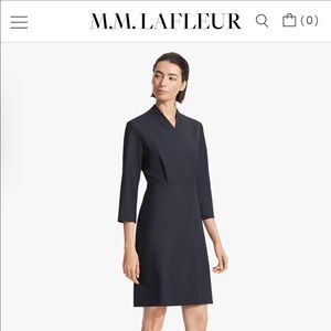 BNWT MM Lafleur Niko Sharkskin dress